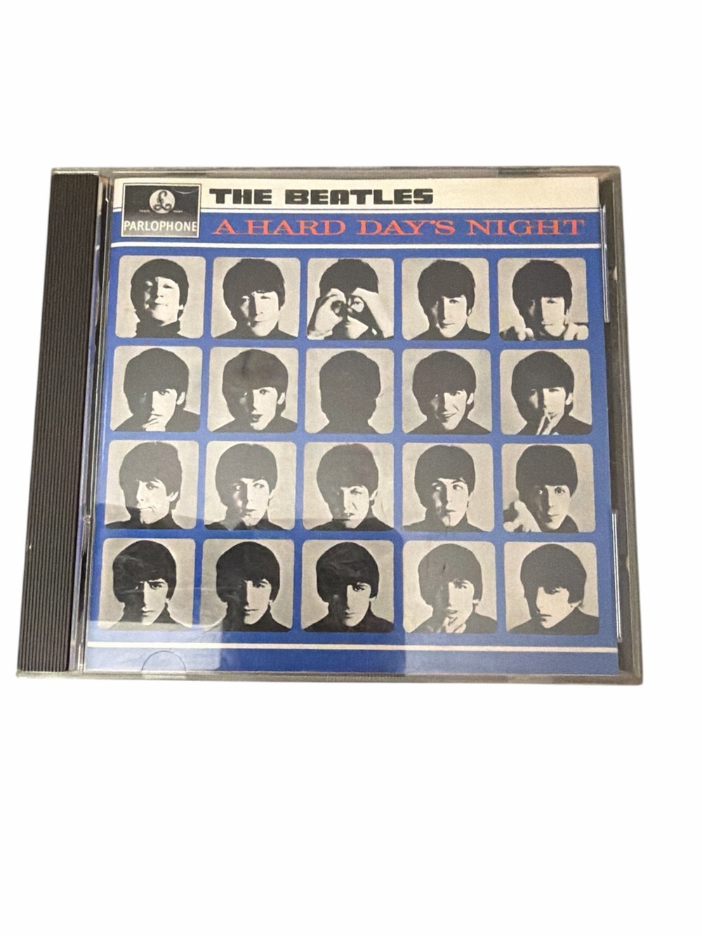 The Beatles CD Back Cover – White and Black Text